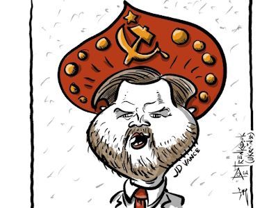 Джей Ди Вэнс. Карикатура А.Петренко: t.me/PetrenkoAndryi Джей Ди Вэнс. Карикатура А.Петренко: t.me/PetrenkoAndryi